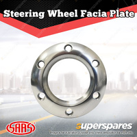 SAAS Steering Wheel Polished Alloy Facia Plate Other Boss Kits Spares Universal