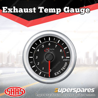 SAAS Electronic Exhaust Temp Gauge 0 Degree - 900 Degree 52mm Black Autoline