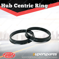 SAAS Wheel Hub Centric Rings ABS Plastic OD 110mm ID 100mm - in a Pack of 2