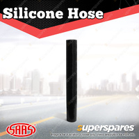 SAAS Straight Silicone Hose 76 x 76 x 700mm Black Multi Ply Construction