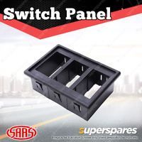 SAAS Carling type Switch Panel 3 x Switch Housing ARB holder Rocker Switch