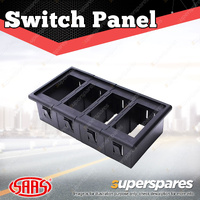 SAAS Carling type Switch Panel 4 x Switch Housing ARB holder Rocker Switch