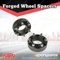 SAAS Wheel Spacers Forged Hub Centric 6 x 139.7 PCD 100 Bore 50mm Thick