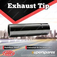SAAS Stainless Steel Exhaust Tip ID 41mm Outlet ID 44mm Length 200mm