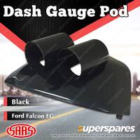 SAAS Dash Gauge Pod for Ford Falcon FG 52mm Dual Gauge Pod Cup Holder