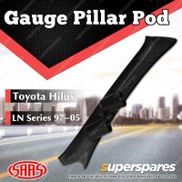 SAAS Gauge Pillar Pod for Toyota Hilux LN Series 1997-2005 Suit 52mm Gauge