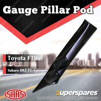 SAAS Gauge Pillar Pod for Subaru BRZ 2012-Current Suits 52mm Gauge