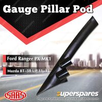 SAAS Gauge Pillar Pod for Mazda BT-50 UP 2011-2015 Suits 52mm Gauge