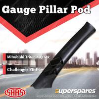 SAAS Gauge Pillar Pod for Mitsubishi Challenger PB PC Triton MN With Curtain SRS