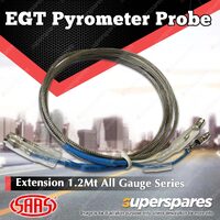 SAAS Exhaust Gauge Probe Extension 1.2 mt for Gauge Street Muscle Series