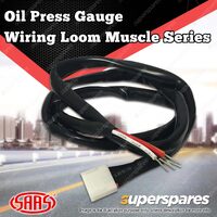 SAAS Oil Pressure Gauge Wiring Loom Harness to suits Muscle Series SG3130