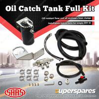 SAAS Oil Catch Tank Full Kit for Holden Colorado RG II 2.8L Black Anodised