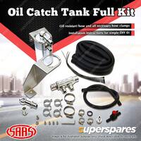 SAAS Oil Catch Tank Full Kit for Ford Ranger PX 2.2 3.2 11-15 Polished Aluminium