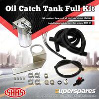 SAAS Oil Catch Tank Full Kit for Toyota Landcruiser 200 Ser. Polished Aluminium