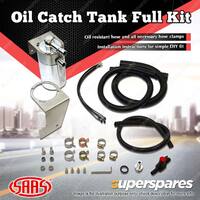 SAAS Oil Catch Tank Full Kit for Nissan Patrol GU 4.2 97 - 06 Polished Aluminium