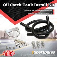 SAAS Oil Catch Tank Install Kit for Nissan Navara D40 2.5L 2005 - 2015