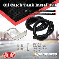 SAAS Oil Catch Tank Install Kit for Toyota Hilux KUN 3.0L 2005 - 2015