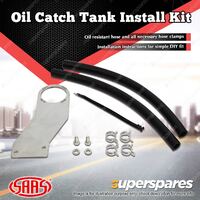 SAAS Oil Catch Tank Install Kit for Toyota Landcruiser 79 Series 4.5L 2007 - On