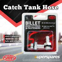 Pair SAAS Catch Tank Hose Fitting 10mm 3/8 Premium Quality Brand New