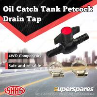 SAAS Oil Catch Tank Petcock Drain Tap suit PD1001 10mm (3/8) Barbs