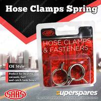 SAAS Hose Clamps Spring Size 19 suit 19mm 3/4" Hose Pack Of 2 Hose OD 26mm