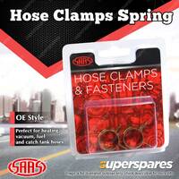 SAAS Hose Clamps Spring Size 10 suit 10mm 3/8" Hose Pack Of 2 Hose OD 16mm