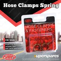 SAAS Hose Clamps Spring Size 12 suit 12mm 1/2" Hose Pack Of 2 Hose OD 17mm