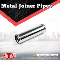 SAAS Metal Joiner Pipe Straight Aluminium Polished 57mm ID x 200mm Universal