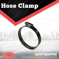 SAAS Higher Pressure Hose Clamp - Dual Bead Black Stainless Steel 89mm
