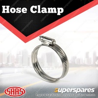 SAAS Higher Pressure Hose Clamp - Dual Bead Stainless Steel OD 102mm