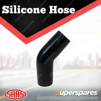 SAAS 45 Deg Elbow Silicone Hose - 63 x 63mm Black Colour Multi Ply Construction
