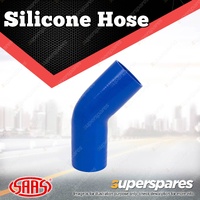 SAAS 45 Deg Elbow Silicone Hose - 76 x 76mm Blue Colour Multi Ply Construction