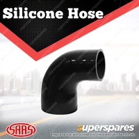 SAAS Silicone Hose 90 Deg Reducer 89 x 102mm Black Colour Multi Ply Construction