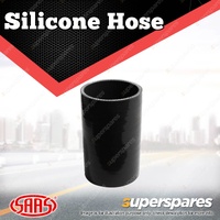 SAAS Straight Silicone Hose - 70 x 70 x 127mm Black Multi Ply Construction
