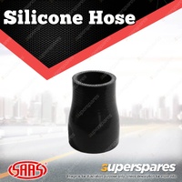 SAAS Silicone Hose Straight Reducer 51 x 45 x 76mm Black Multi Ply Construction