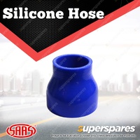 SAAS Silicone Hose Straight Reducer 51 x 76 x 76mm Blue Multi Ply Construction