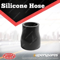 SAAS Silicone Hose Straight Reducer 63 x 76 x 127mm Black Multi Ply Construction