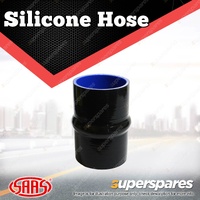 SAAS Straight Silicone Hose Hump 76 x 76 x 120mm Black Multi Ply Construction