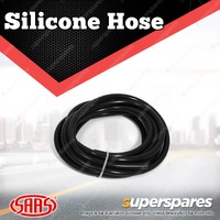 SAAS Silicone Vacuum Hose - 4mm x 3 metre Black Colour Superior Alternative