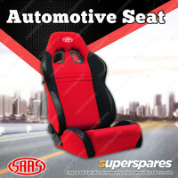1 x SAAS Vortek Seat - Dual Recline Black / Red Color with ADR Compliant