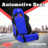 1 x SAAS Vortek Seat - Dual Recline Black / Blue Color with ADR Compliant