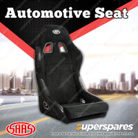 1 x SAAS Seat Fixed Back Mach II Black Suede - with ADR Compliant