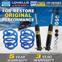 Front Webco Shock Absorbers Sport Low Springs for HOLDEN Torana LH UC 4/74-9/79