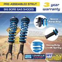 Front Low Webco Pro complete struts for FORD FALCON BA XR6 UTE 9/02-7/07