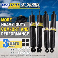 Front + Rear Webco Pro Shock Absorbers for NISSAN NAVARA D21 2WD 4WD D22 2WD Ute