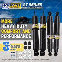 Front + Rear Webco Pro Shock Absorbers for NISSAN NAVARA D21 D22 2WD Ute 85-01