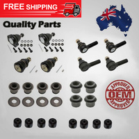 Tie Rod Ball Joint Upper Lower Control Arm Bushes Repair Kit for Holden HQ HJ HX