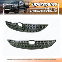 Superspares Front Chrome/Black Grille for Toyota Camry CV36 2002-2004