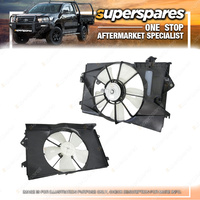 Superspares Dual Radiator Fan for Toyota Corolla ZZE122 12/2001-04/2007