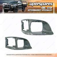 Superspares Right Headlight Case for Toyota Hiace RZH Grey 09/1998-02/2005
